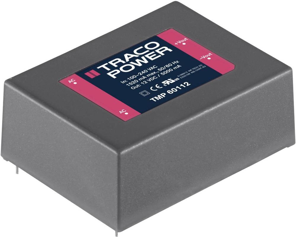 TracoPower TMP 15115C Schalthome charger 15 V/DC 1A 15W