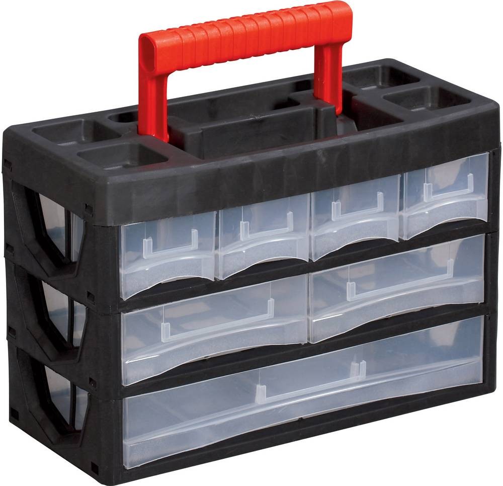 VISO Sortimentskasten (L x B x H) 320 x 150 x 210mm Anzahl Fächer:
