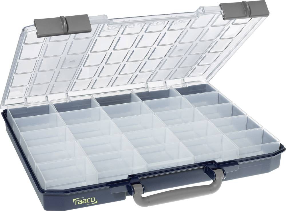 Sortimentskasten Carry Lite B415xT330xH57mm 25/1 Fächer azul RAACO