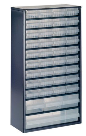 raaco Cabinet 1240-123 Acciaio Blu schedario e accessori - raaco