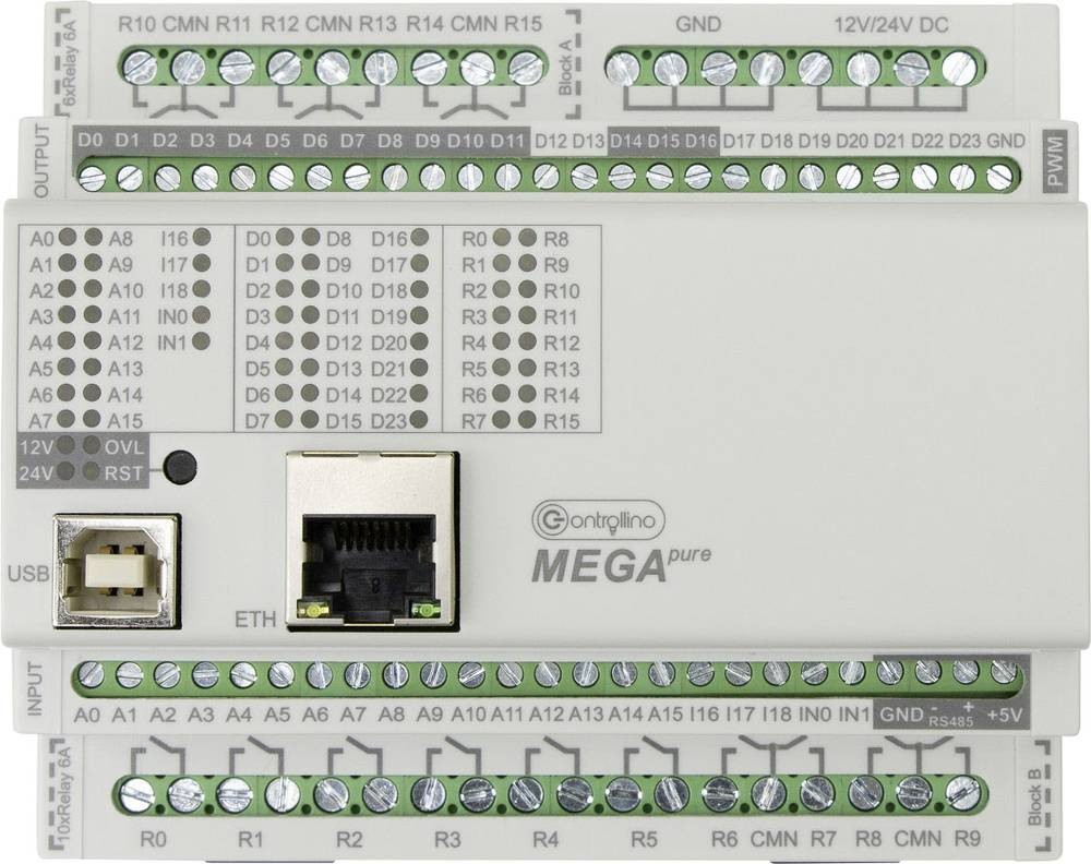 Controllino MEGA pure 100-200-10 SPS-Steuerungsmodule 12V