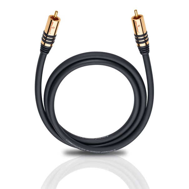 OEHLBACH NF Sub audio cable 8 m RCA Black - OEHLBACH NF Sub, RCA,