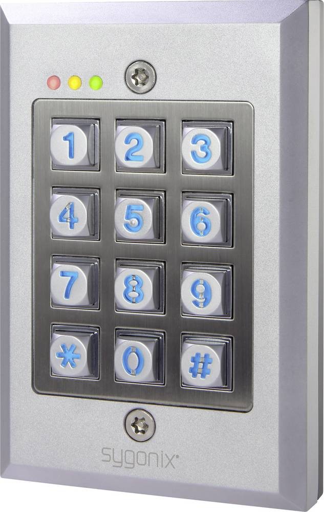 Sygonix SY-3118492 Codeschloss Aufputz IP65 mit beleuchteter Tastatur