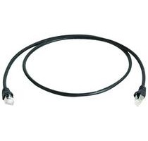 Telegärtner 100008831 RJ45 Patchkabel CAT 6a S/FTP 7.50m Schwarz