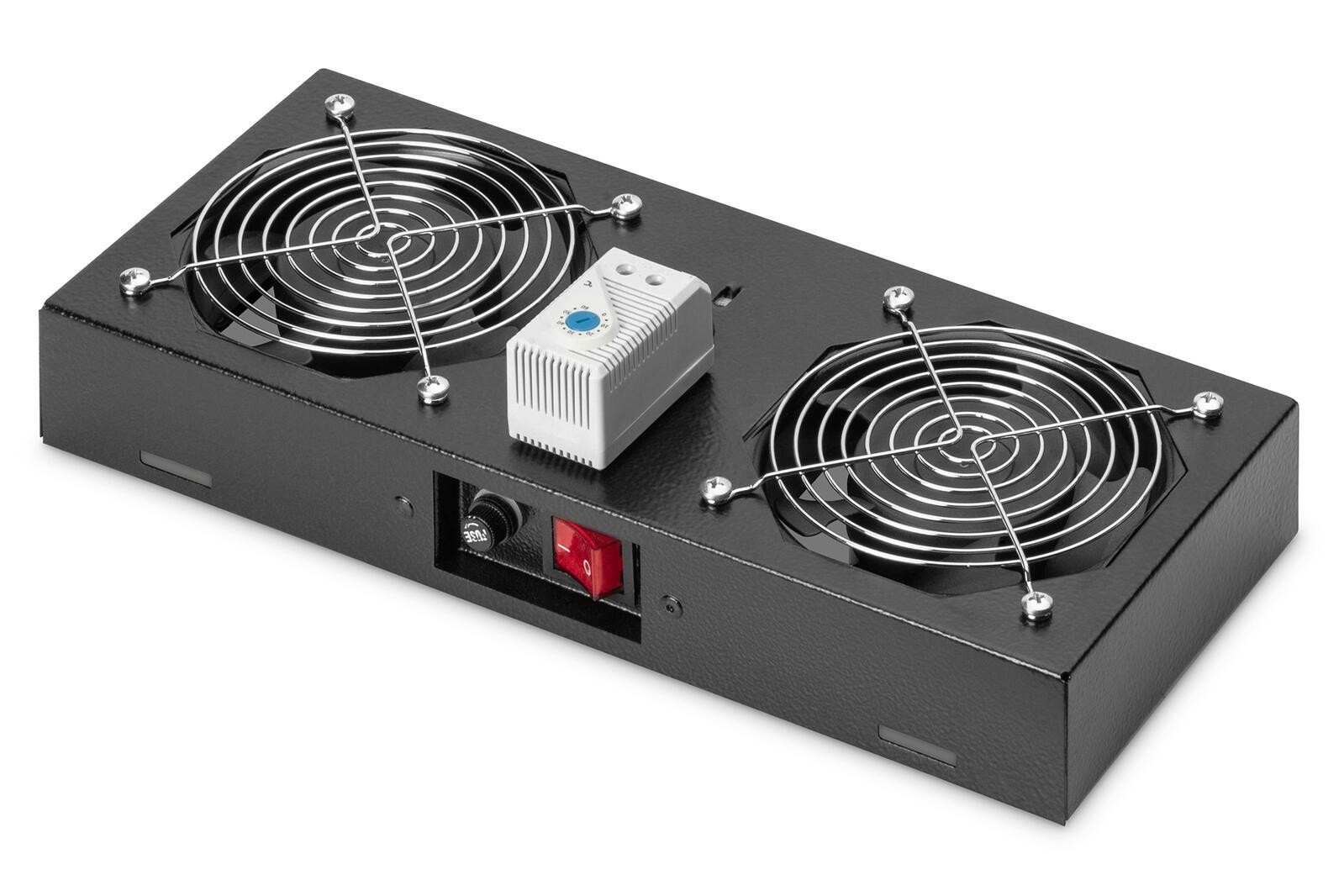 Digitus Roof-mounted fan unit for 483 mm (19") wall-mounted housing -
