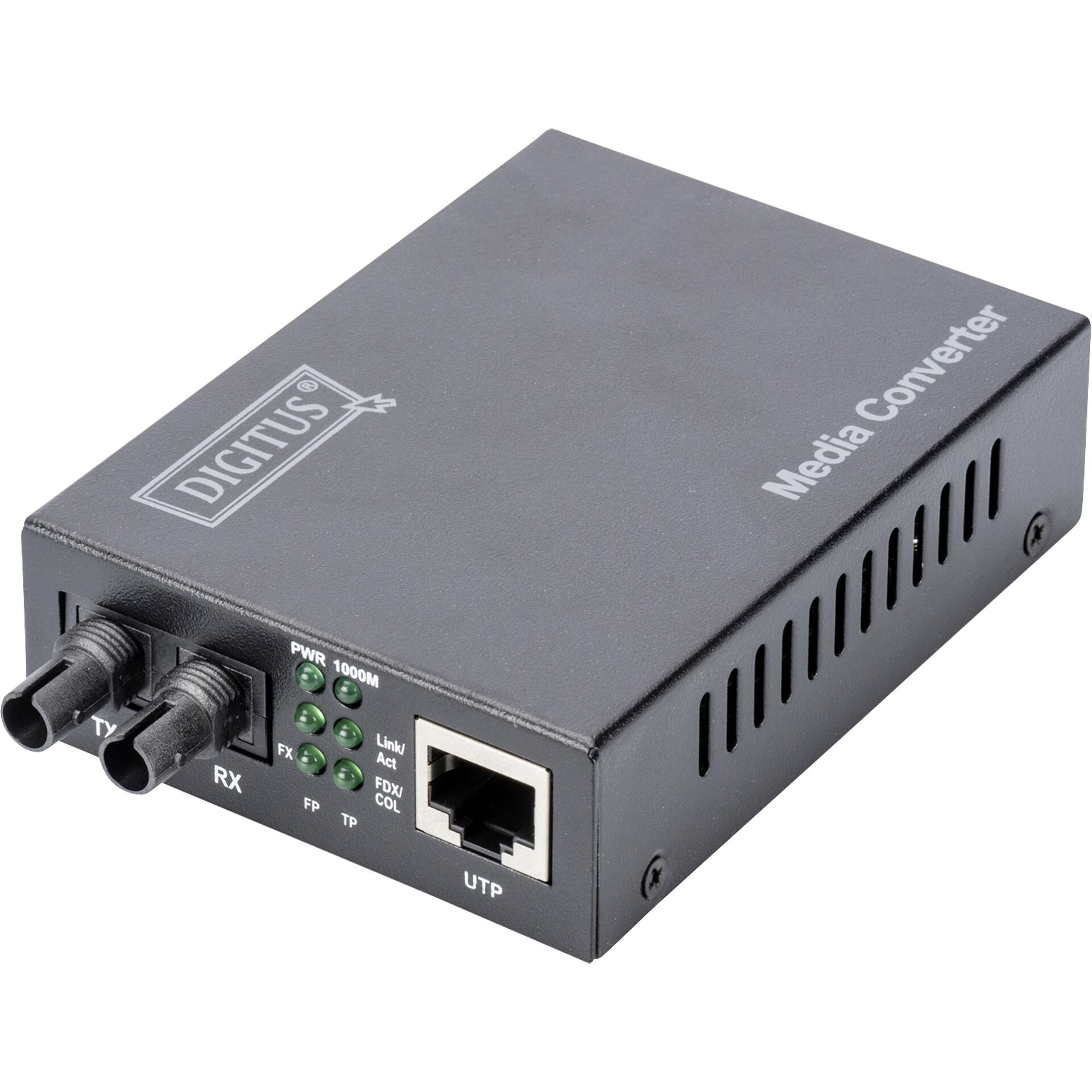 Digitus Gigabit Media Converter, RJ45 / ST - Digitus Gigabit Media