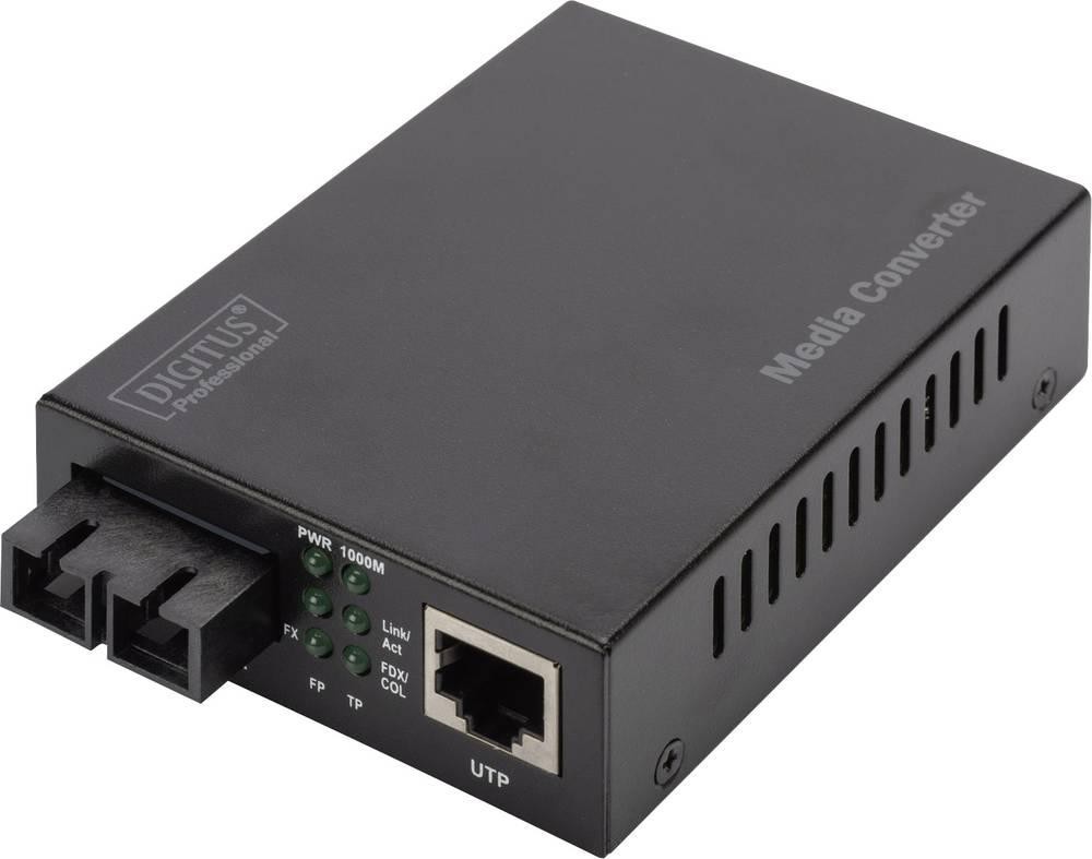 Digitus Gigabit Media Converter, RJ45 / SC - Digitus Gigabit Media
