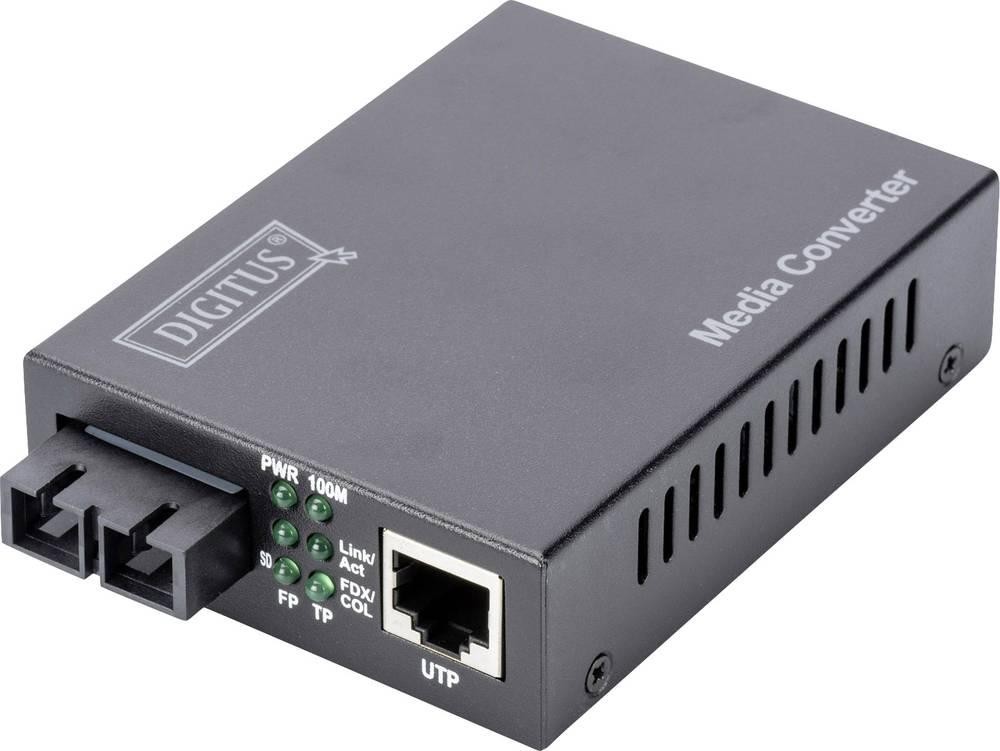 Digitus Convertidor de medios Fast Ethernet RJ45 / SC - Digitus