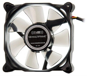 NoiseBlocker Multiframe M8-S2 PC-Gehäuse-Lüfter Schwarz, Grau (