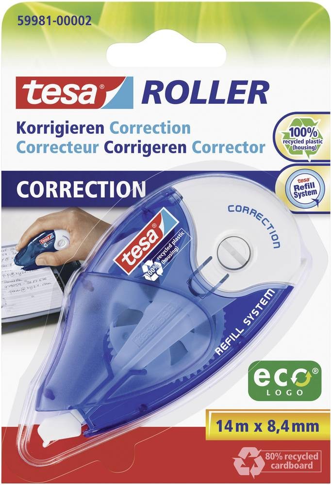 TESA Korrekturroller ROLLER 59981 8.4mm bianco 14m 1 pezzo
