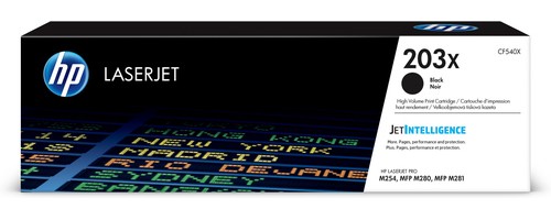 Hewlett Packard HP 203X Schwarz Original LaserJet-Tonerkartusche -