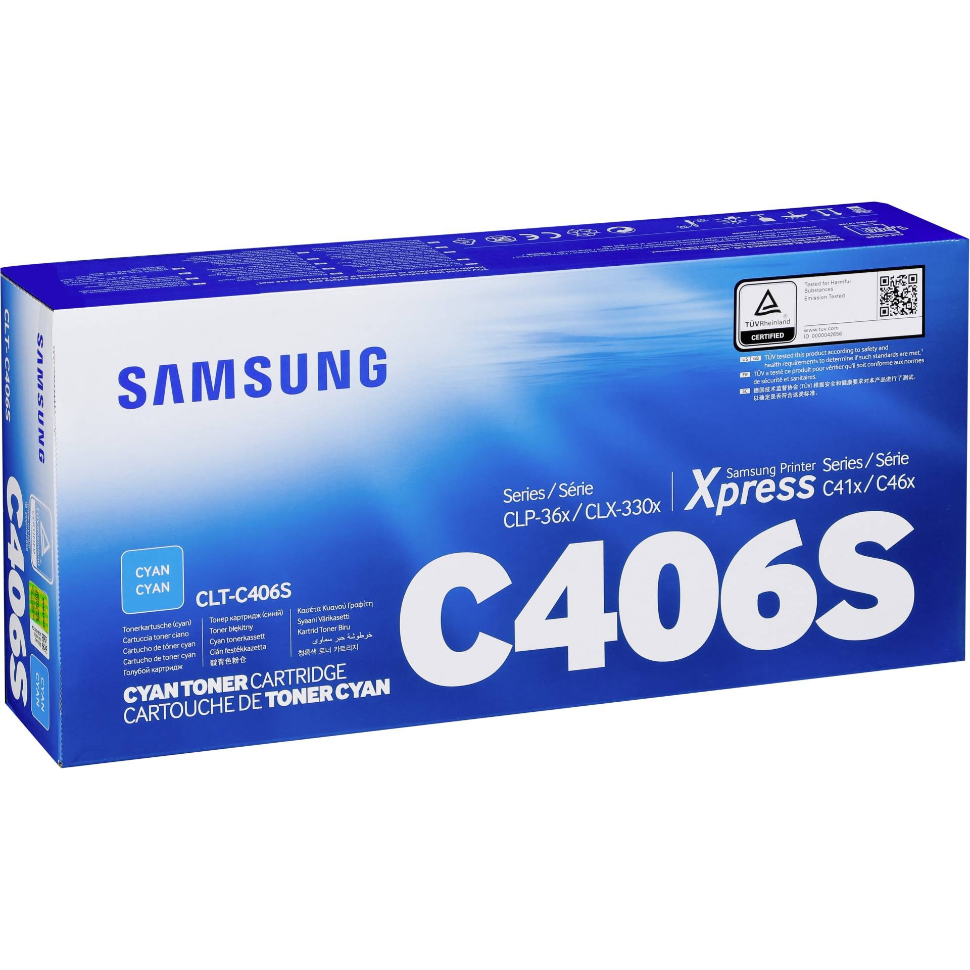 Samsung Cartuccia toner ciano originale HP CLT-C406S - Samsung