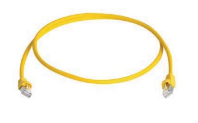 Telegärtner 100009130 RJ45 Patchkabel CAT 6a S/FTP 15.00m Gelb