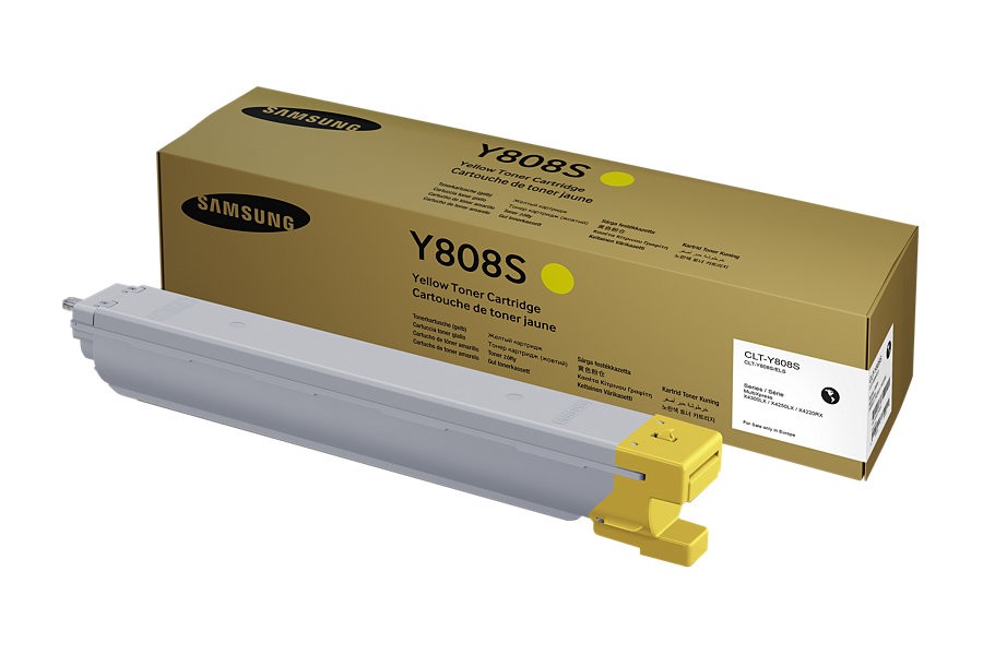Samsung CLT-Y808S Yellow Original Toner Cartridge - Samsung CLT-Y808S