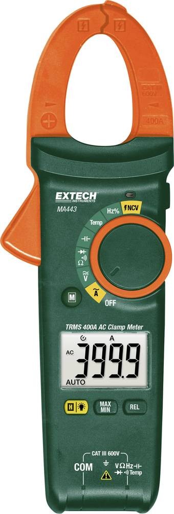 FLIR Clamp Meters, 400A dc, Max Current 400A ac CAT III 600V - FLIR
