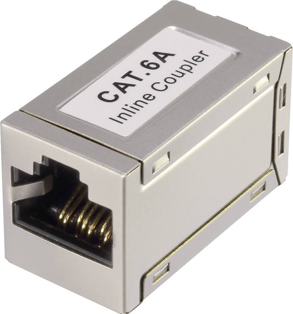 Renkforce RJ45 network adaptor CAT 6a [1x RJ45-female - 1x RJ45-
