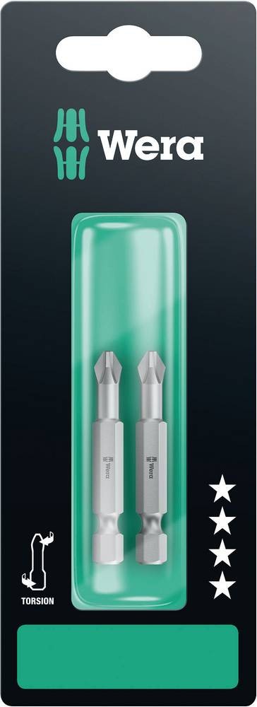 Wera 851/4 TZ SB SiS 05134380001 Kreuzschlitz-Bit PH 1 Werkzeugstahl