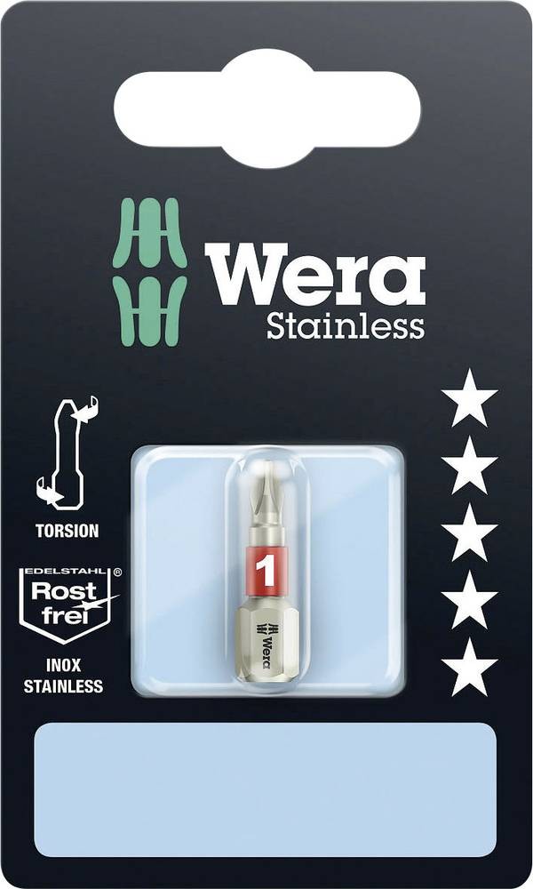Wera 3851/1 TS SB SiS 05073610001 Kreuzschlitz-Bit PH 1 stainless