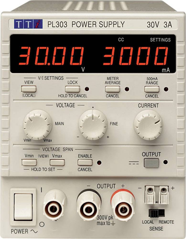 Aim TTi PL303-P Labornetzgerät, einstellbar 0 - 30 V/DC 0 - 3A 90W