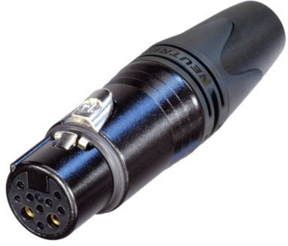 Neutrik NC10FXX-14-B XLR-Steckverbinder Kupplung, gerade Polzahl: 10