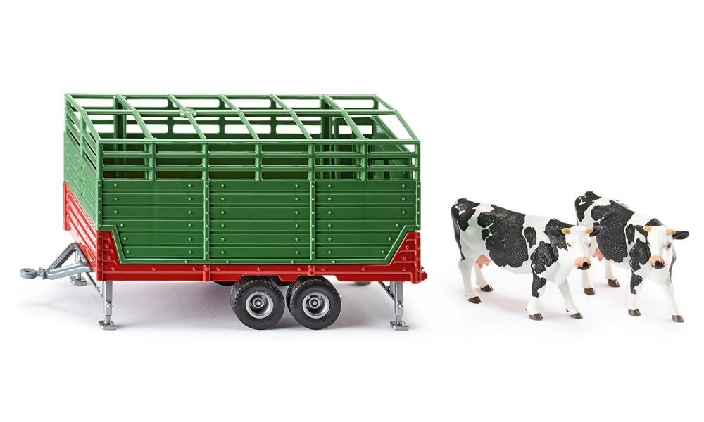 SIKU Spielwaren Farmer Viehanhänger Fertigmodell Landwirtschafts