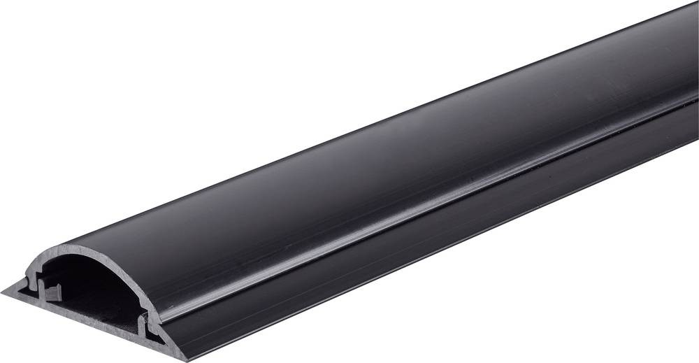 TRU Components Kabelbrücke 1571661 PVC black Anzahl Kanäle: 1