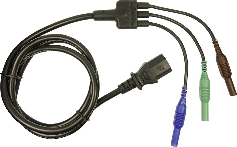Cliff CIH29920 Sicherheits-Messleitung prise mâle 4mm Kaltgeräte-