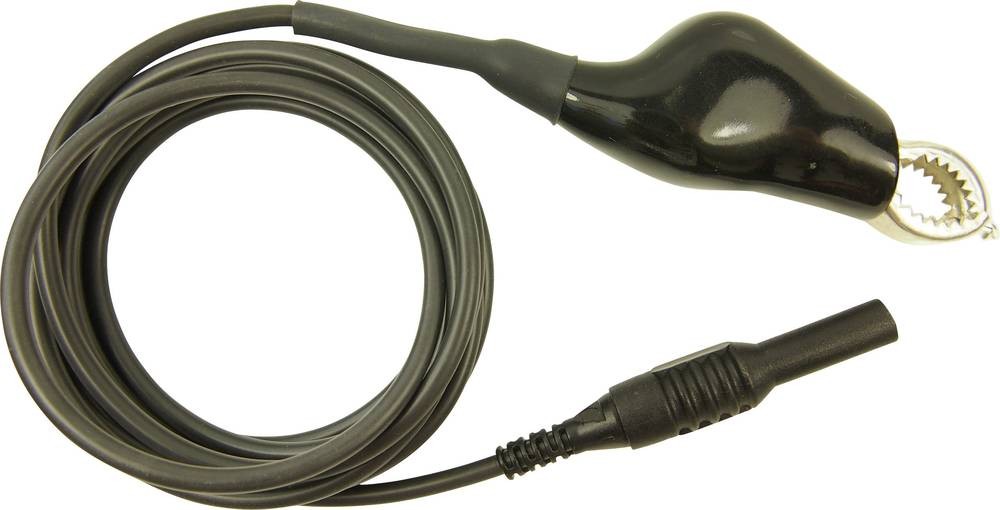 Cliff CIH22105 Messleitung prise mâle 4mm Abgreifklemmen 2.00m noir