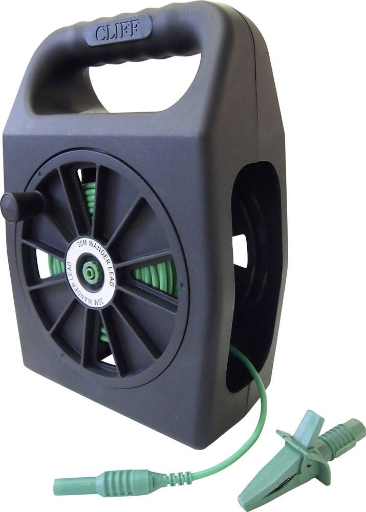 Cliff CIH299430 Erdungsmessleitung jack 4mm female 4mm 30.00m green 1