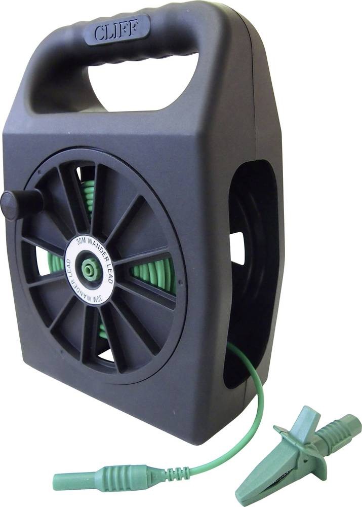 Cliff CIH299450 Erdungsmessleitung jack 4mm female 4mm 50.00m green 1