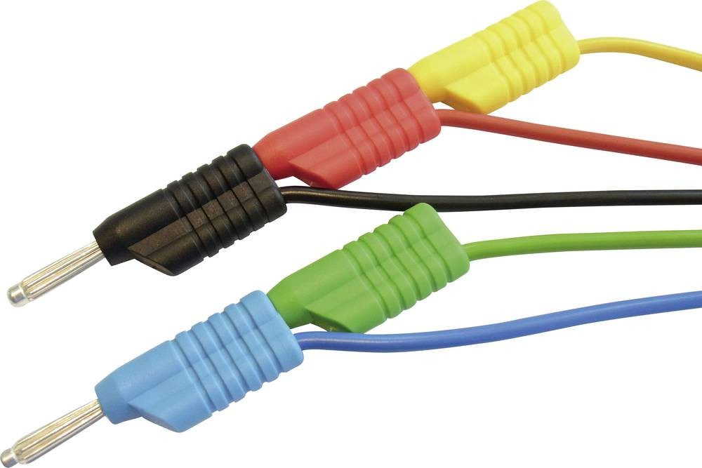 VOLTCRAFT MS 4250S Messleitungs-Set Lamellenplug 4mm Lamellenplug 4mm