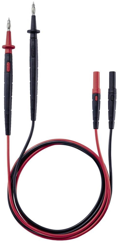 Testo 0590 0012 Sicherheits-Messleitungs-Set jack 4mm Prüfspitze,