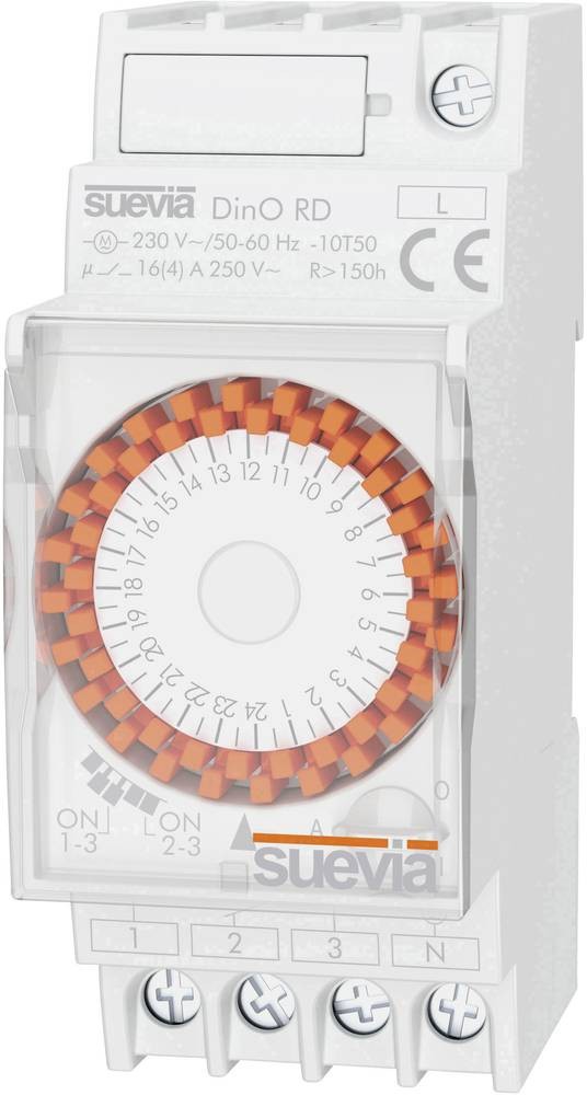 Suevia SU292032 Zeitschaltuhr pour Hutschiene DinO RD 230 V/AC