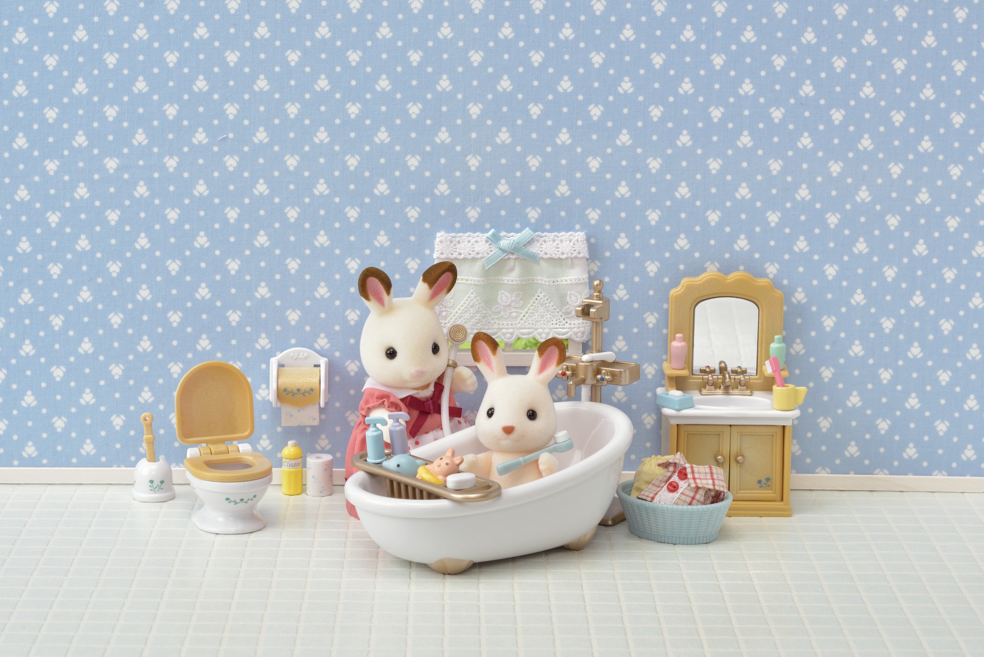 Sylvanian Families Country Bathroom Set - Sylvanian Families Country