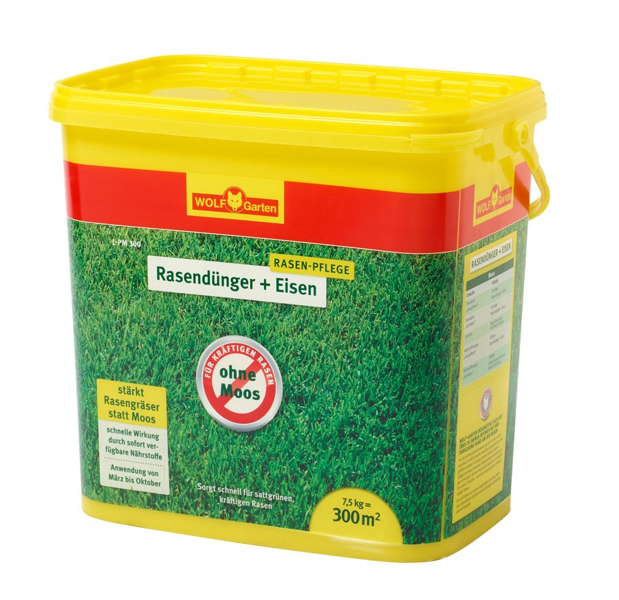 WOLF-Garten L-PM 300 PLUS IRON LAWN FERTILIZER - WOLF-Garten L-PM 300
