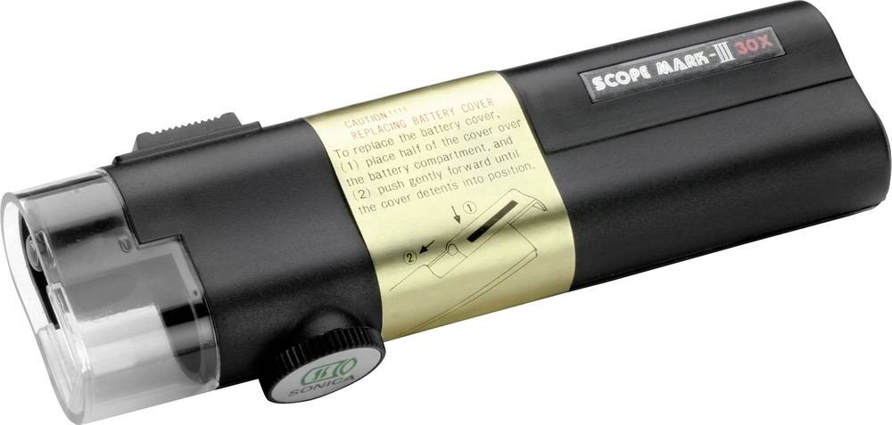 Ideal Tek ALCRON Handlupe mit Beleuchtung Vergrößerungsfaktor: 30 x
