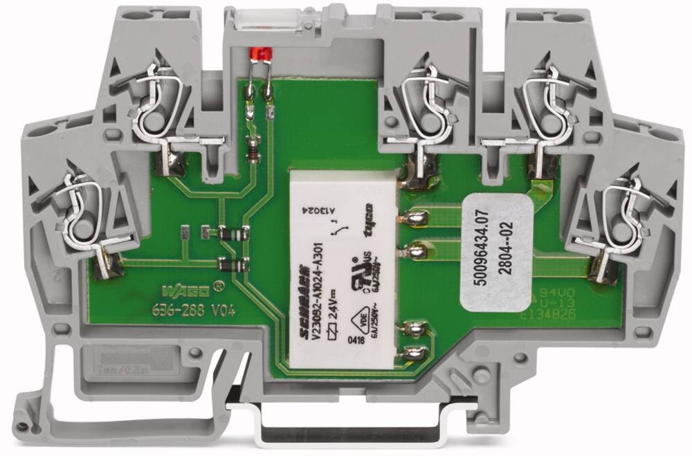 WAGO 859-302 Relaisklemme Nennspannung: 5 V/DC Schaltstrom (max.): 5