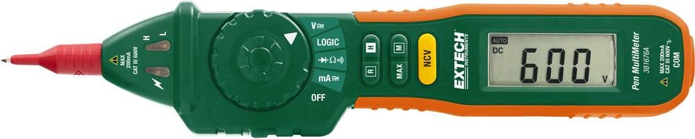 Extech 381676A Hand-Multimeter digital CAT III 600V Anzeige (Counts):