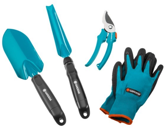 GARDENA 08965-30 Grundausstattung Kleingartengeräte mit Kelle und