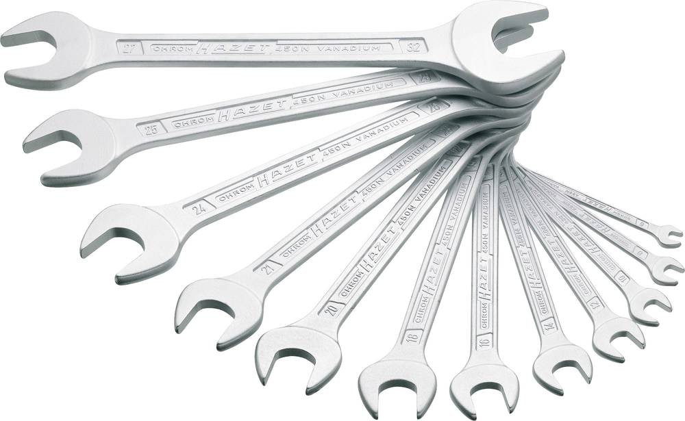 Hazet 450N/12 double-Maulschlüssel-Satz 12teilig Schlüsselweite (