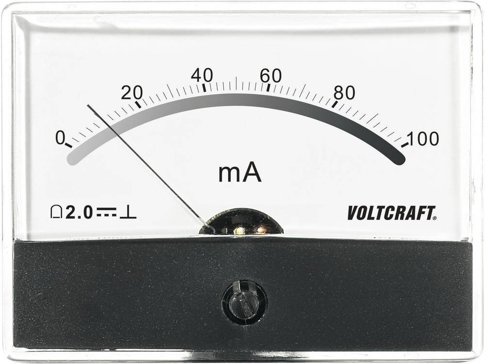 VOLTCRAFT AM-86X65/100MA AM-86X65/100MA Einbau-Messgerät AM-86X65/