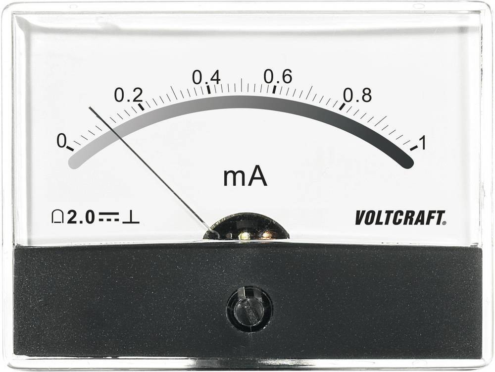 VOLTCRAFT AM-86X65/1MA AM-86X65/1MA Einbau-Messgerät AM-86X65/1mA/DC
