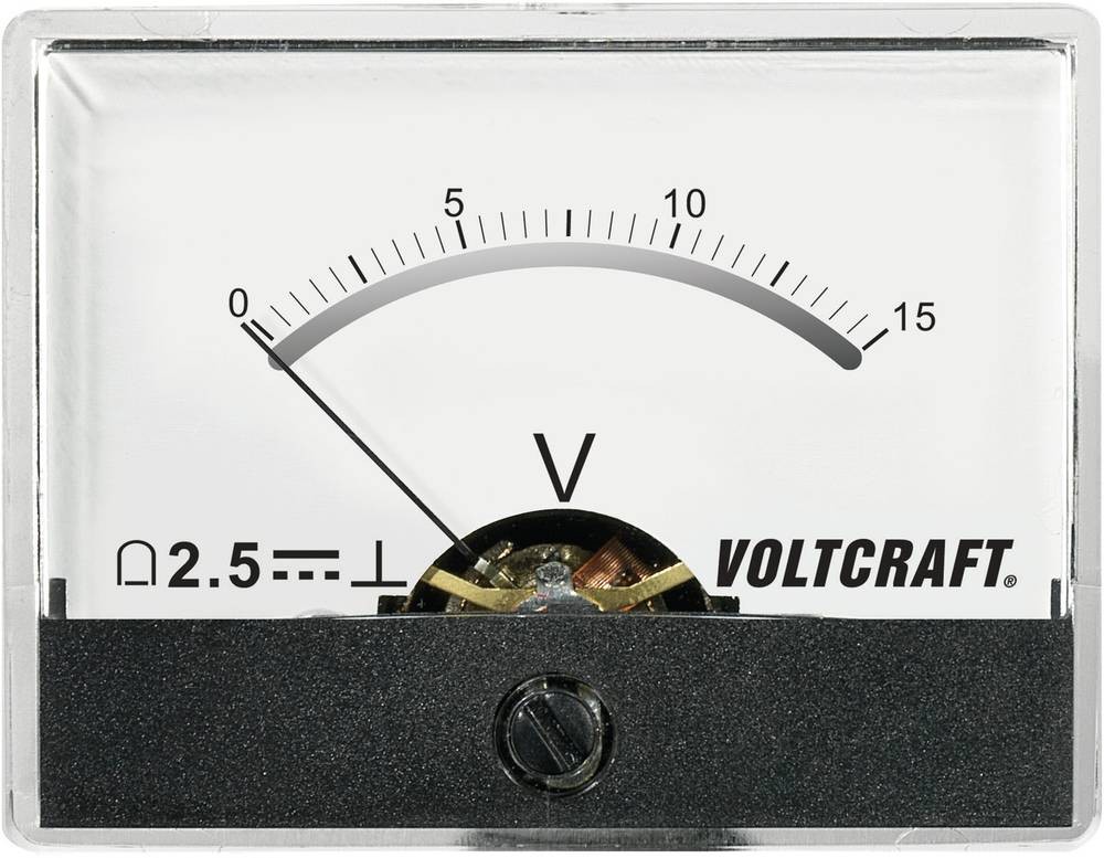 VOLTCRAFT AM-60X46/15V/DC AM-60X46/15V/DC Einbau-Messgerät AM-60X46/