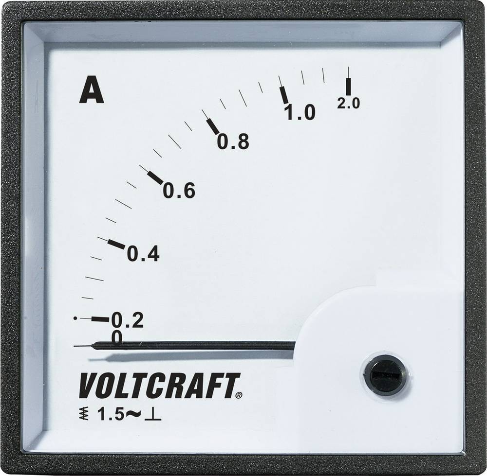 VOLTCRAFT AM-72X72/1A AM-72X72/1A Analog-Einbaumessgerät AM-72X72/1A