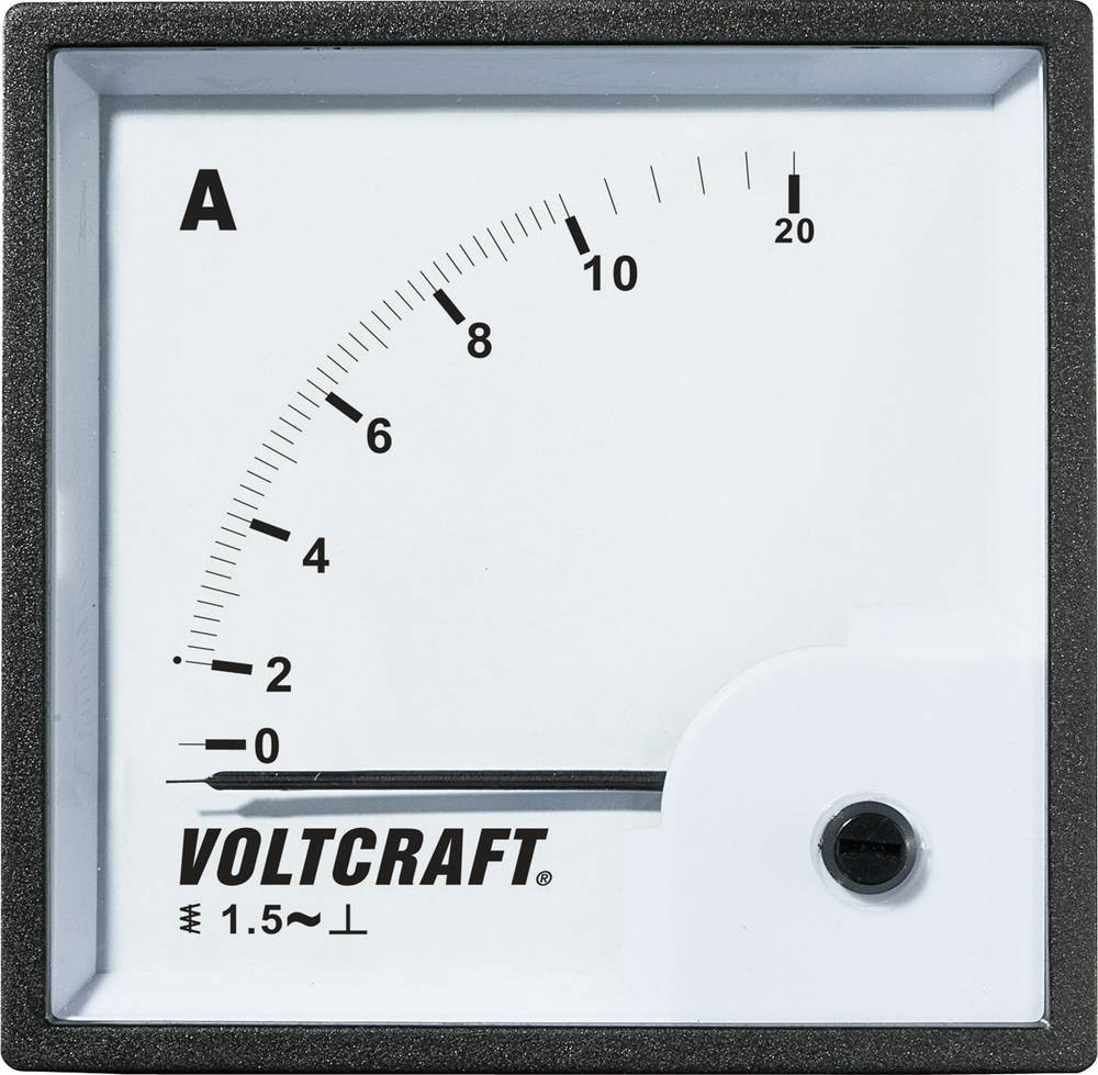 VOLTCRAFT AM-72X72/10A AM-72X72/10A Analog-Einbaumessgerät AM-72X72/