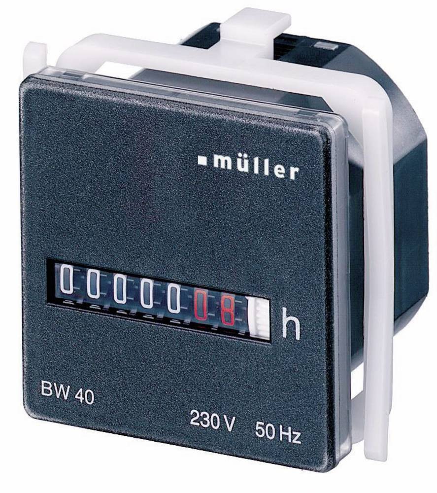 Müller BW 40.18 230V 50Hz Betriebsstundenzähler Rollenzählwerk