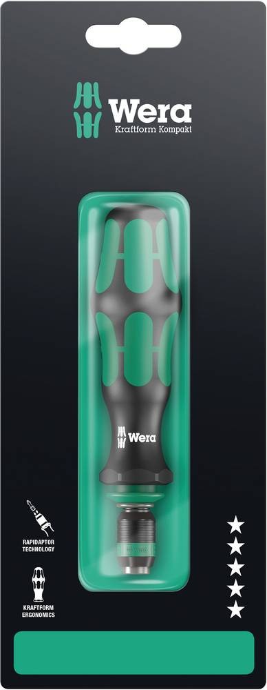 Wera 817 R Werkstatt Bit-Schraubendreher 1/4\ (6.3 mm) DIN 3126, DIN