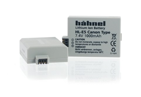 Hahnel HL-E5 Lithium-Ion (Li-Ion) 1000 mAh - Hahnel HL-E5, Canon,