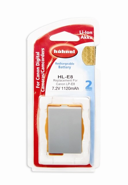 Hahnel HL-E8 Lithium-Ion (Li-Ion) 1120 mAh - Hahnel HL-E8, Canon,
