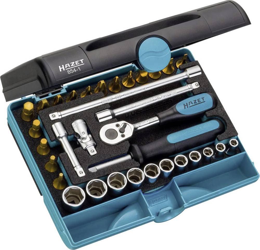 Hazet Steckschlüsselsatz metrisch 1/4\ (6.3 mm) 33teilig 854-1